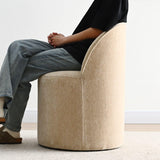 Doris Rolling Upholstered Dining Chair With Castors (Set of 4)
