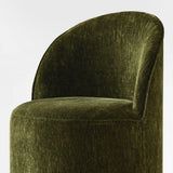 Doris Rolling Upholstered Dining Chair With Castors (Set of 6)
