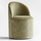 Doris Rolling Upholstered Dining Chair With Castors (1-Piece)