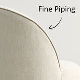 Doris Rolling Upholstered Dining Chair With Castors (Set of 4)