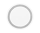 Round Black Placemats