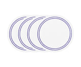 Navy Blue and White Placemats