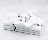 Black Embroidered Napkins