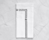 Black Embroidered Napkins