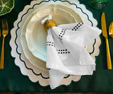Black Embroidered Napkins