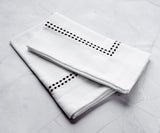 Black Embroidered Napkins