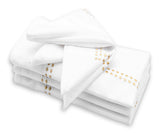 Gold Embroidered Pearls Napkins
