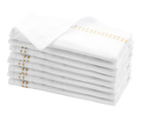Gold Embroidered Pearls Napkins