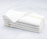 Gold Embroidered Pearls Napkins