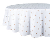 Gold Dot Tablecloth