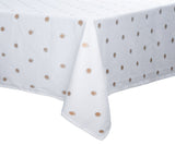Metallic Copper Tablecloth