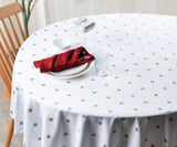 Gold Dot Tablecloth