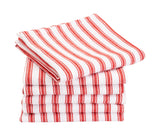 Red and White Kitchen Towels