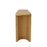 Dwen 60" Modern 2-Style Oval Console Table
