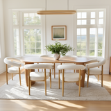 Melbourne Modern Boucle Upholstered Dining Chair (Set of 6)