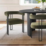 Dwen & Mia 79" Oval Dining Table Set for 6 (7-Piece)