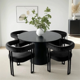 Mia Velvet Dining Chair with Arms (Set of 4)