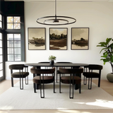 Dwen 79" Modern Large Oval Dining Table