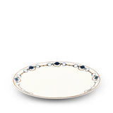 Amarillo Concho Pattern Bone China Round Salad Plate