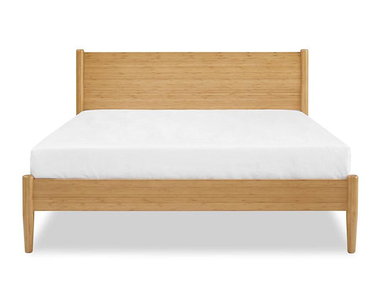 Ria Queen Platform Bed, Caramelized