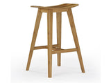 Tigris Counter Height Stool, Caramelized With Exotic Tiger Inlay, (Set of 2)