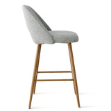 Edwin Boucle Upholstered Counter Stool (Set of 4)