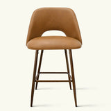 Edwin 26" Modern Faux Leather Counter Stool (Set of 2)