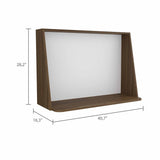 Zambia Wall Desk, Single Shelf
