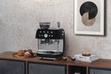 Espresso coffee machine Retro-style Black Glossy