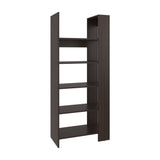 TUHOME Woodstock Bookcase with Four Spacious Open Shelves, Modern Vertical Freestanding Design for Books, Décor and Everyday Essentials, Stylish Storage Solution Ideal for Living Rooms, Offices, Bedrooms and Contemporary Spaces