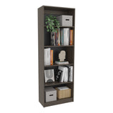 Home 4-Shelf Bookcase with Open Storage, Freestanding Modern Design for Living Rooms, Offices, or Bedrooms, Practical and Elegant Storage Solution with Clean Lines and Sturdy Construction