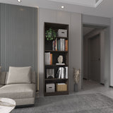 Home 4-Shelf Bookcase with Open Storage, Freestanding Modern Design for Living Rooms, Offices, or Bedrooms, Practical and Elegant Storage Solution with Clean Lines and Sturdy Construction