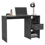 Omma Computer Desk, One Drawer, Two Shelves