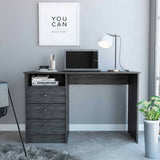 Andalucia 3 Drawer Computer Desk, One Shelf