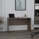 TUHOME Malibu 47" Wide Modern Study Desk with Spacious Work Surface, Simple Computer and Laptop Table for Bedroom, Living Room, Kitchen or Home Office, Minimalist Writing Desk with Comfortable Leg Room and Sleek Design