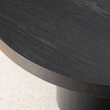 Elon 47" Solid Oak Round Pedestal Dining Table