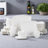 Elvira Marble Grey 30 Piece Dinnerware Set