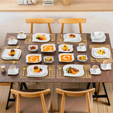 Elvira Marble Grey 36 Piece Dinnerware Set