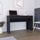 Tuhome Acre Computer Desk with Two Drawers, Modern Design, Light Gray Finish, Ideal for Home Office, Study, or Work-from-Home Setup