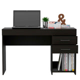 Ibare Two Drawer Computer Desk, One Lower Shelf