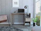 Omma Computer Desk, One Drawer, Two Shelves