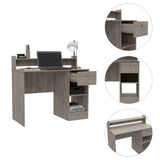 Manaos Writing Computer Desk , Multiple Shelves, One Drawer