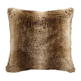 Faux Wolf Fur Euro Sham