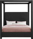 Eden Canopy Bed - Luxury Boucle Fabric Design for Serene Sleep, Elegant Style, and Cozy Retreat