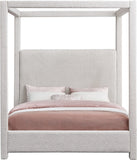 Eden Canopy Bed - Luxury Boucle Fabric Design for Serene Sleep, Elegant Style, and Cozy Retreat