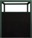 Eden Canopy Bed - Luxury Boucle Fabric Design for Serene Sleep, Elegant Style, and Cozy Retreat