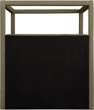Eden Canopy Bed - Luxury Boucle Fabric Design for Serene Sleep, Elegant Style, and Cozy Retreat