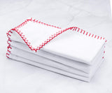Cloth Napkins - Wedding Napkins - Shell Edge Napkin
