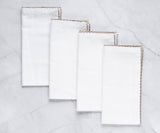 Cloth Napkins - Wedding Napkins - Shell Edge Napkin