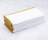 Cloth Napkins - Wedding Napkins - Shell Edge Napkin